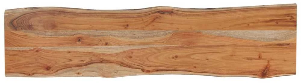 Stalviršis, 160x40x2,5cm, akacijos masyvas, su gyvu kraštu