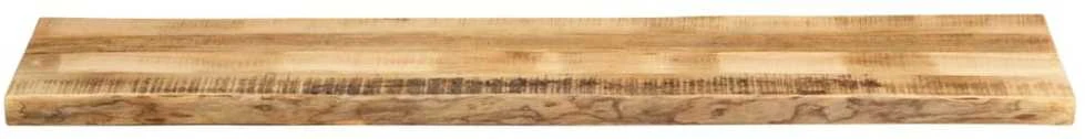 Stalviršis, 160x40x3,8cm, mango masyvas, su gyvu kraštu