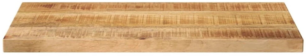Stalviršis, 40x20x2,5 cm, stačiakampis, masyvi mediena, šiurkštus mango skonis