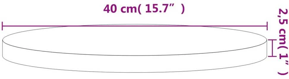 Stalviršis, 40x2,5cm, bukmedžio medienos masyvas, apskritas