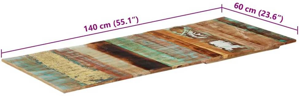 Stalviršis, 60x140cm, medienos masyvas, 15-16mm, stačiakampis