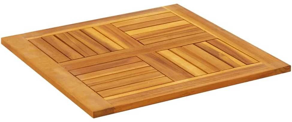 Stalviršis, 60x60x2cm, akacijos medienos masyvas, kvadratinis