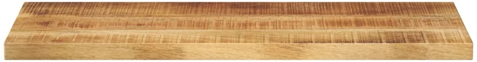 Stalviršis, 70x40x2,5 cm, stačiakampis, masyvi mediena, šiurkštus mango skonis