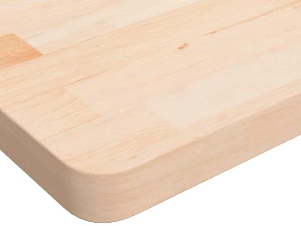 Stalviršis, 70x70x4cm, neapdorotas ąžuolo medienos masyvas