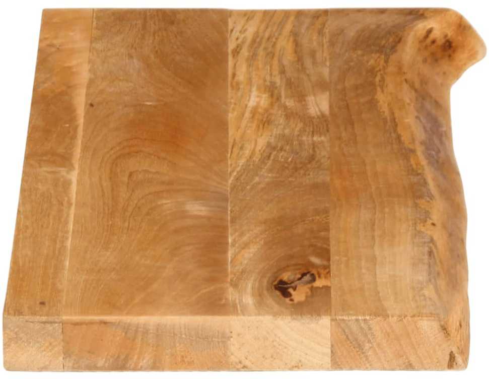 Stalviršis, 80x40x2,5cm, mango medienos masyvas, su gyvu kraštu