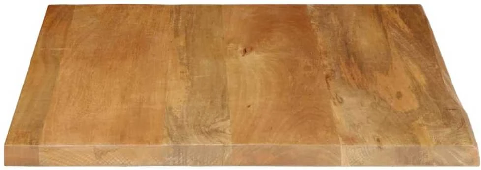 Stalviršis, 80x80x2,5cm, mango medienos masyvas, su gyvu kraštu