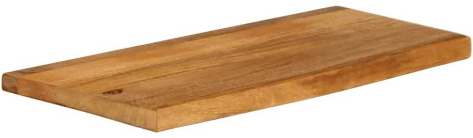 Stalviršis, 90x20x2,5cm, mango medienos masyvas, su gyvu kraštu