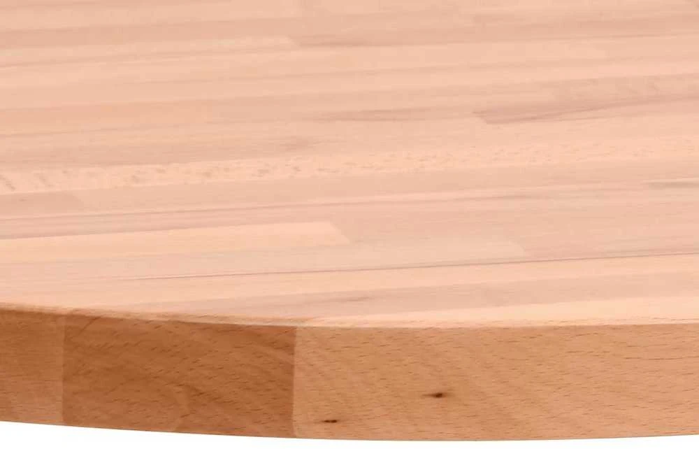 Stalviršis, Ø90x4 cm, bukmedžio medienos masyvas, apskritas