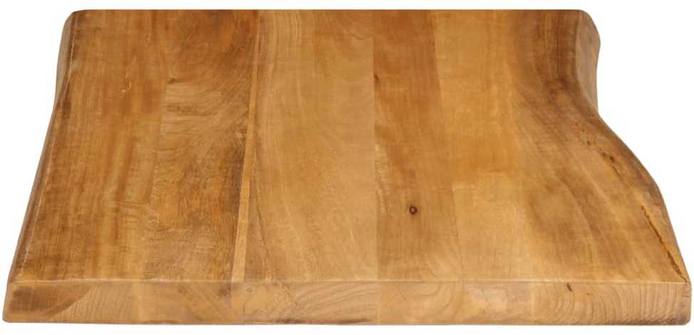 Stalviršis, 90x60x3,8cm, mango medienos masyvas, su gyvu kraštu