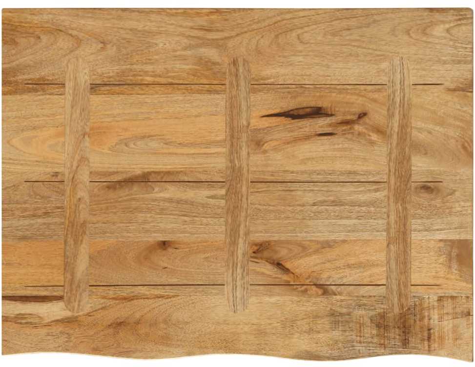 Stalviršis, 90x60x3,8cm, mango medienos masyvas, su gyvu kraštu