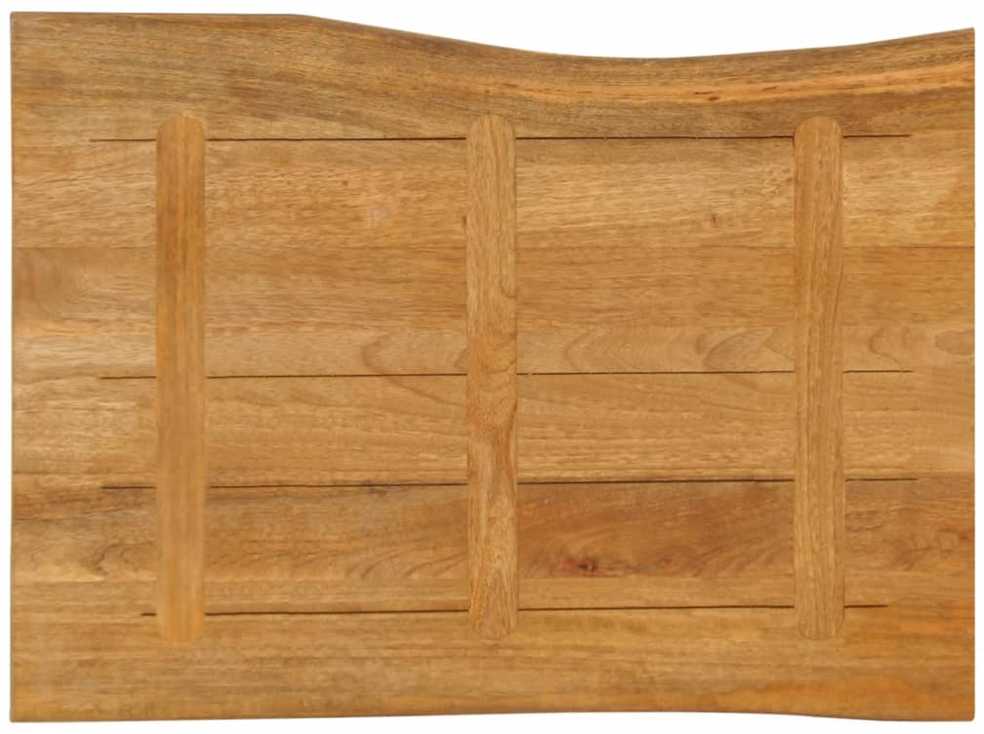 Stalviršis, 90x60x3,8cm, mango medienos masyvas, su gyvu kraštu