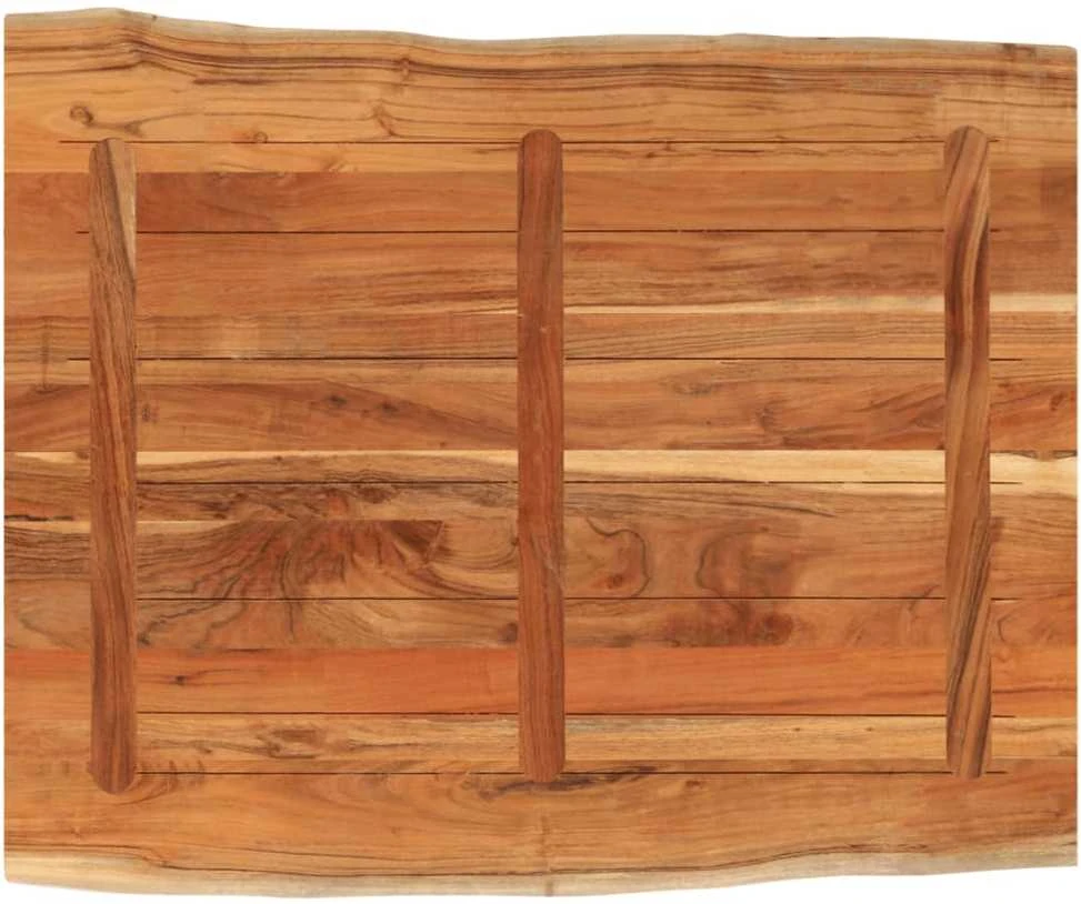 Stalviršis, 90x80x2,5cm, akacijos masyvas, su gyvu kraštu