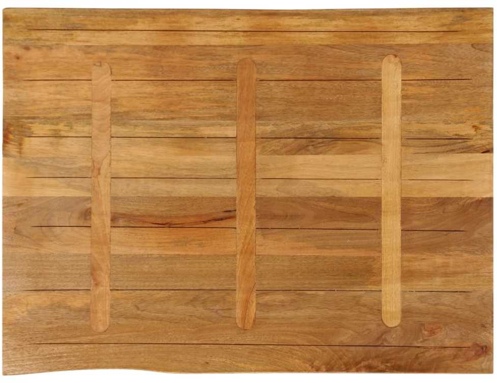 Stalviršis, 90x80x2,5cm, mango medienos masyvas, su gyvu kraštu