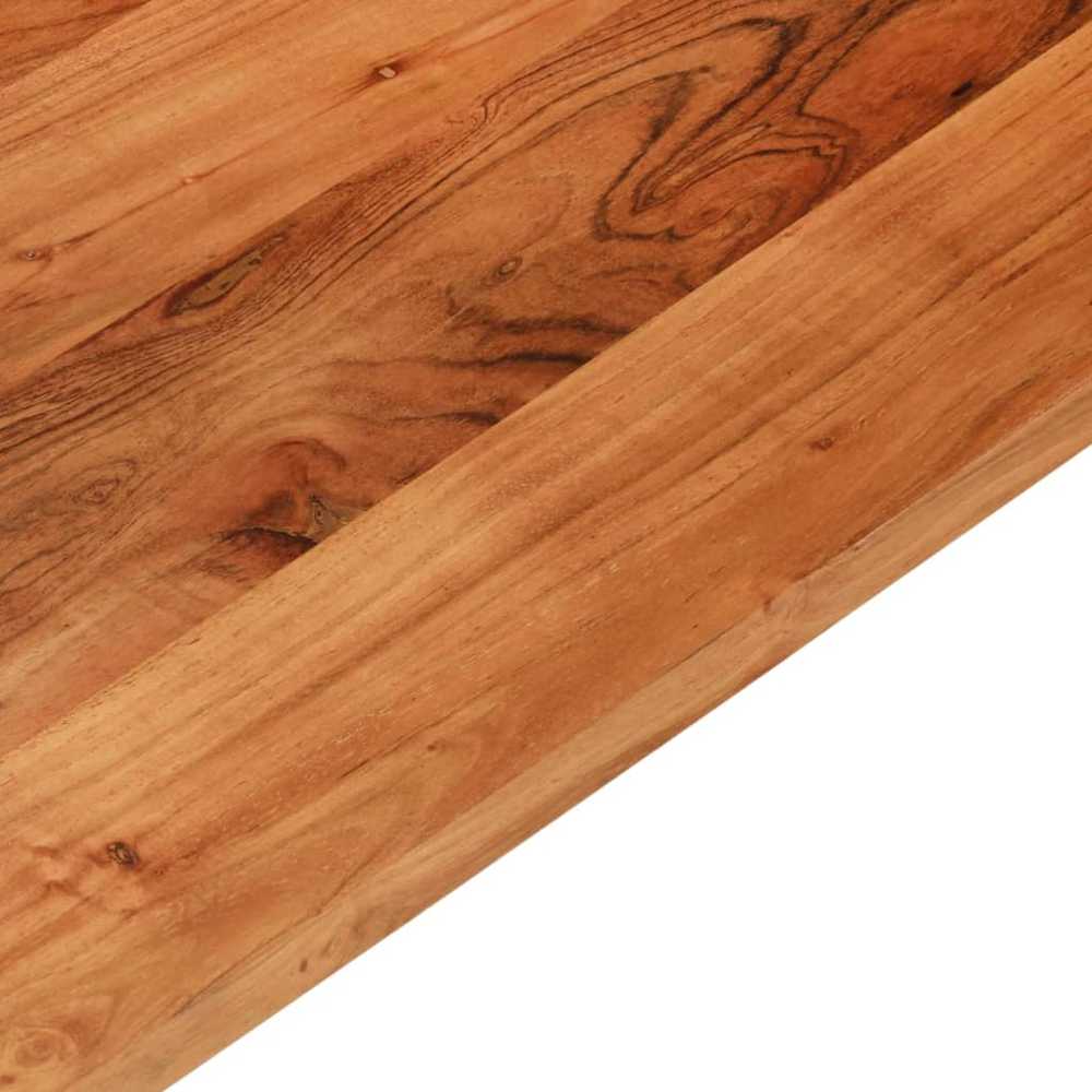 Stalviršis, 90x90x2,5cm, akacijos medienos masyvas, kvadratinis