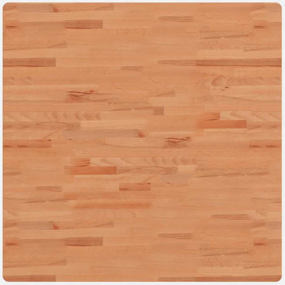 Stalviršis, 90x90x2,5cm, bukmedžio masyvas, kvadratinis