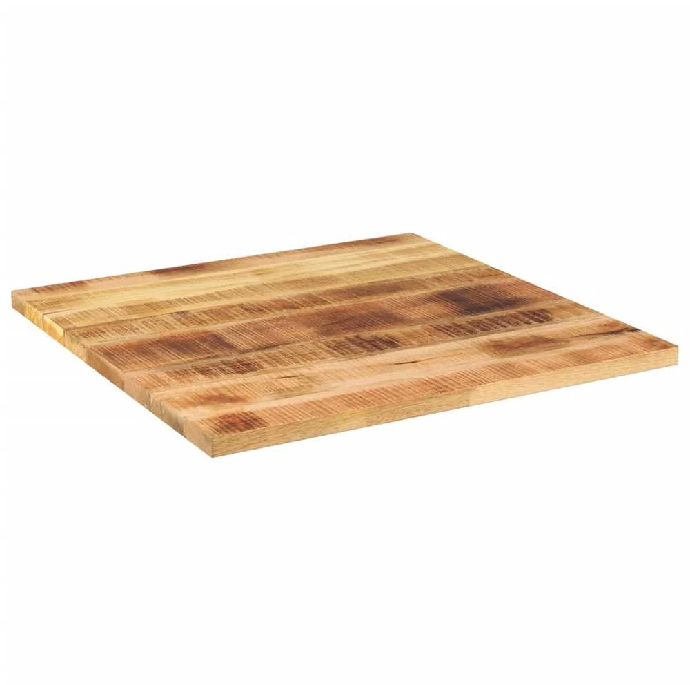 Stalviršis, 90x90x2,5cm, mango medienos masyvas, kvadratinis