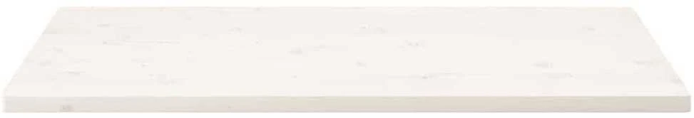 Stalviršis, baltas, 110x55x2,5cm, pušies masyvas, stačiakampis