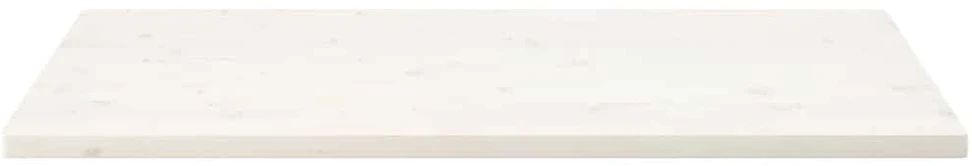 Stalviršis, baltas, 110x60x2,5cm, pušies masyvas, stačiakampis