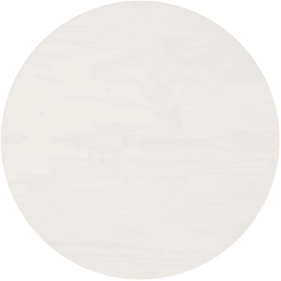 Stalviršis, baltas, skersmuo 40x2,5cm, pušies medienos masyvas