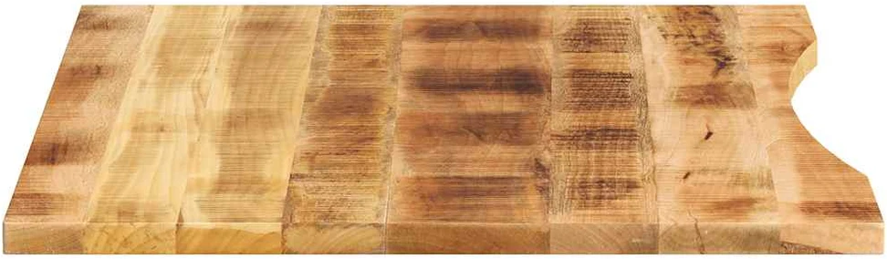 stalviršis su išlenkta 110x80x2,5 cm medžio masyvo grubus mango