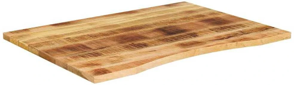 stalviršis su išlenkta 110x80x2,5 cm medžio masyvo grubus mango