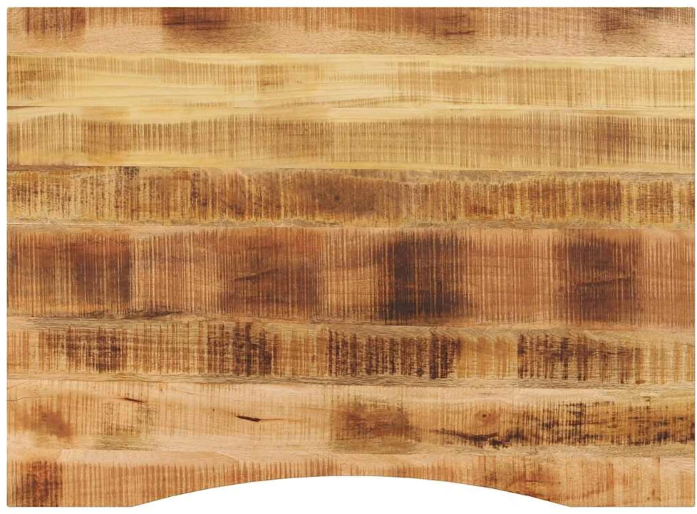 stalviršis su išlenkta 110x80x2,5 cm medžio masyvo grubus mango