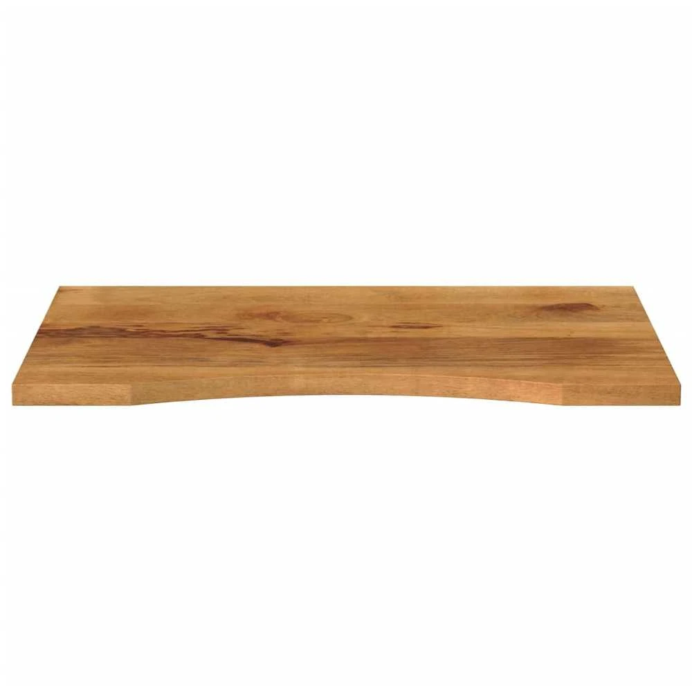 stalviršis su išlenkta 80x50x2,5 cm medžio masyvo grubus mango