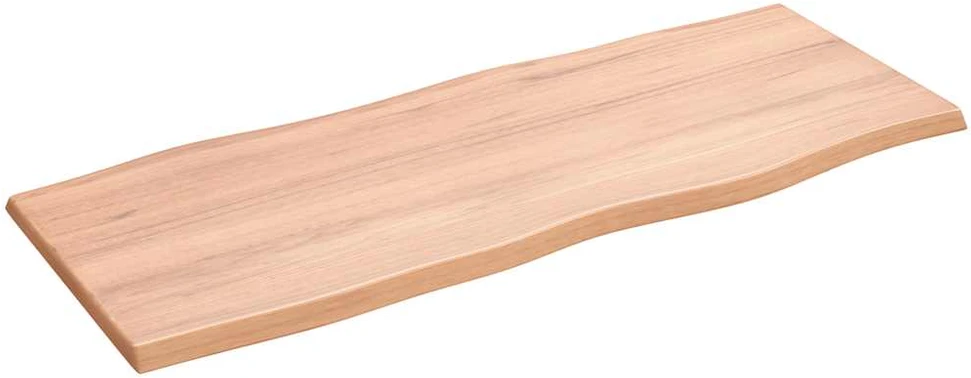 Stalviršis, šviesiai rudas, 100x40x2cm, ąžuolo medienos masyvas