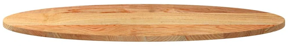 Stalviršis, šviesiai rudas, 100x50x2 cm, ąžuolo masyvas, ovalo