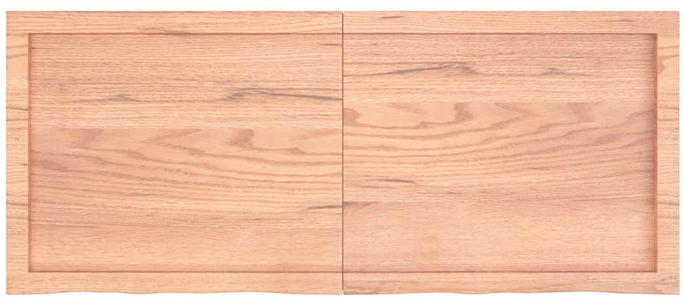 Stalviršis, šviesiai rudas, 120x50x(2-4) cm, medienos masyvas