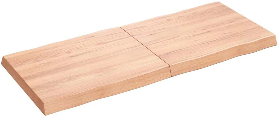 Stalviršis, šviesiai rudas, 120x50x6cm, ąžuolo masyvas