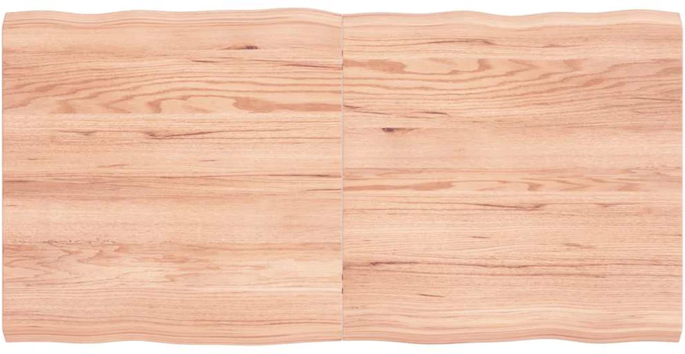 Stalviršis, šviesiai rudas, 120x60x4cm, ąžuolo masyvas