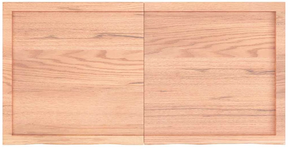 Stalviršis, šviesiai rudas, 120x60x(2-4) cm, medienos masyvas
