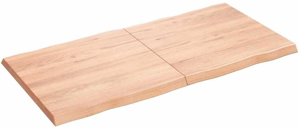 Stalviršis, šviesiai rudas, 120x60x4cm, ąžuolo masyvas