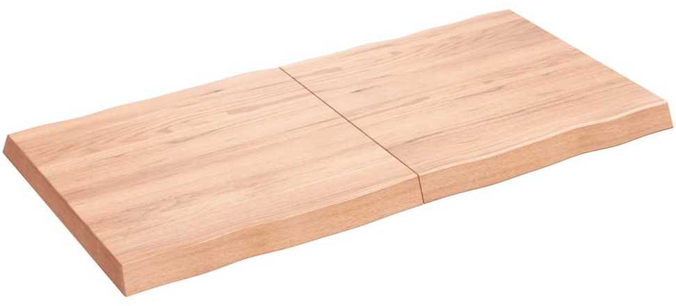 Stalviršis, šviesiai rudas, 120x60x6cm, ąžuolo masyvas