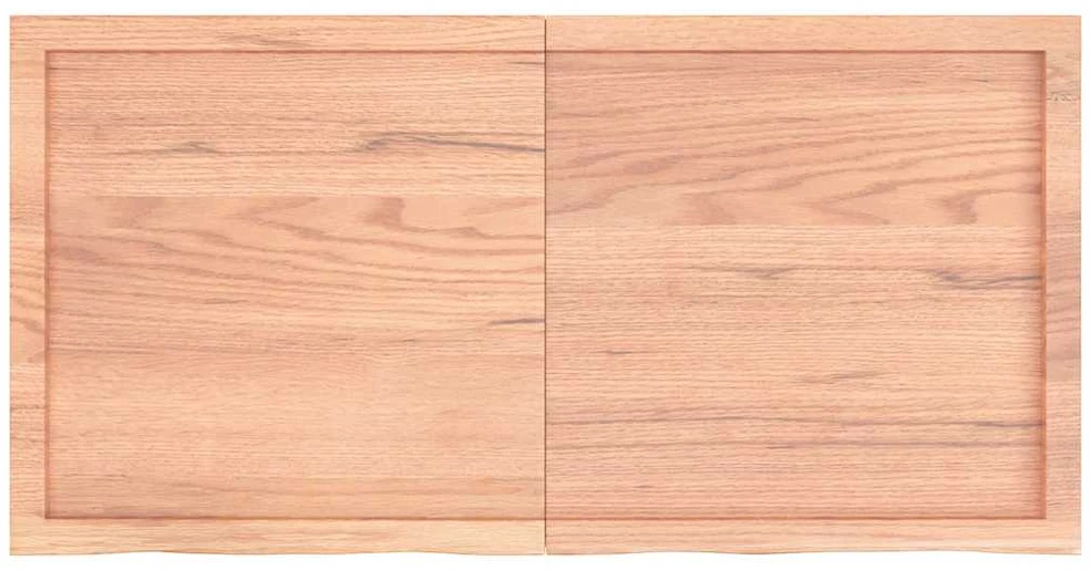 Stalviršis, šviesiai rudas, 120x60x(2-6) cm, medienos masyvas
