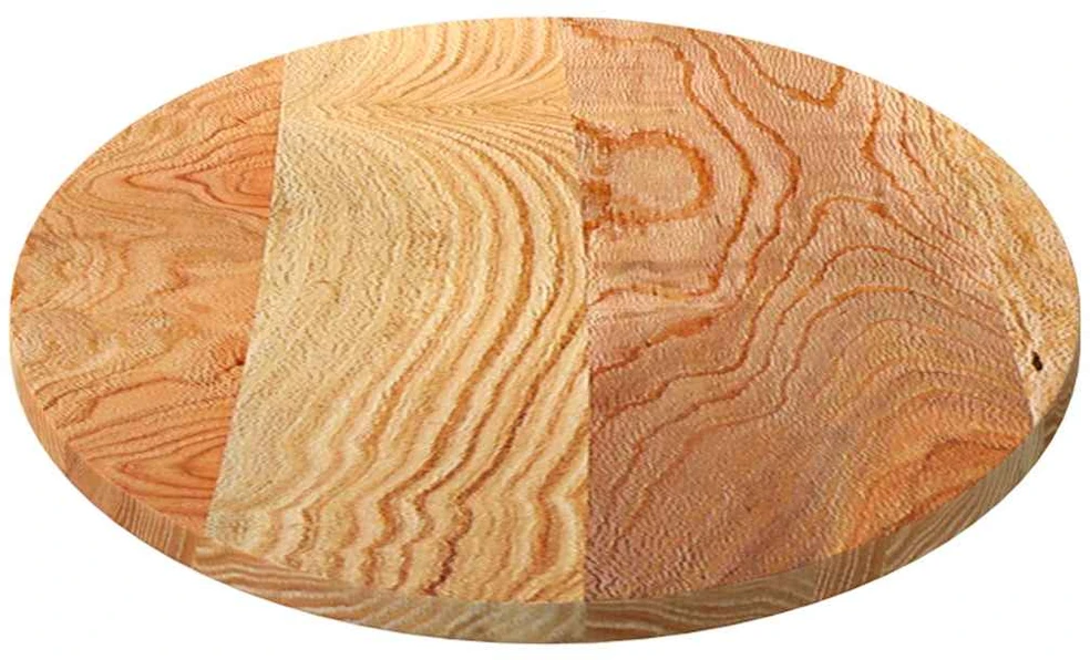 Stalviršis, šviesiai rudas, 120x60x2 cm, ąžuolo masyvas, ovalo