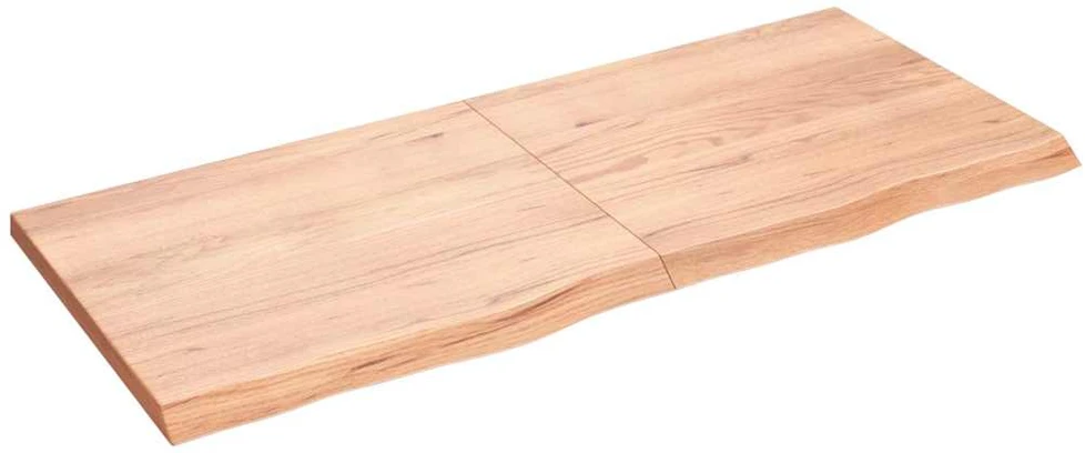 Stalviršis, šviesiai rudas, 140x60x(2-4) cm, medienos masyvas