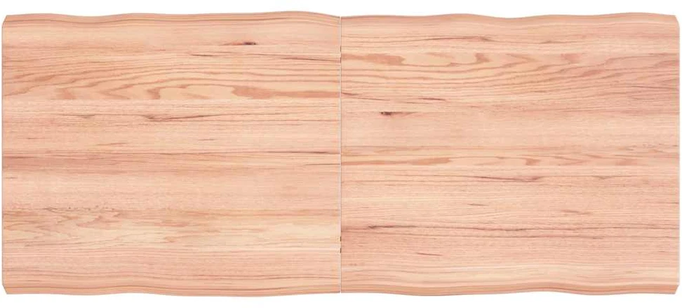 Stalviršis, šviesiai rudas,140x60x6 cm, ąžuolo medienos masyvas