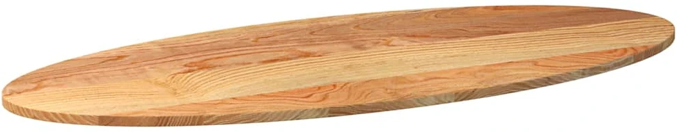 Stalviršis, šviesiai rudas, 140x60x2 cm, ąžuolo masyvas, ovalo