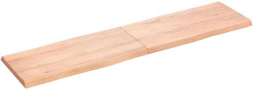 Stalviršis, šviesiai rudas, 160x40x(2-4) cm, medienos masyvas