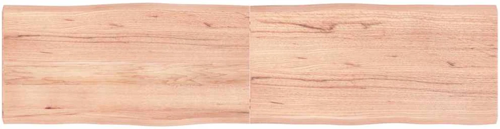 Stalviršis, šviesiai rudas, 160x40x(2-4) cm, medienos masyvas