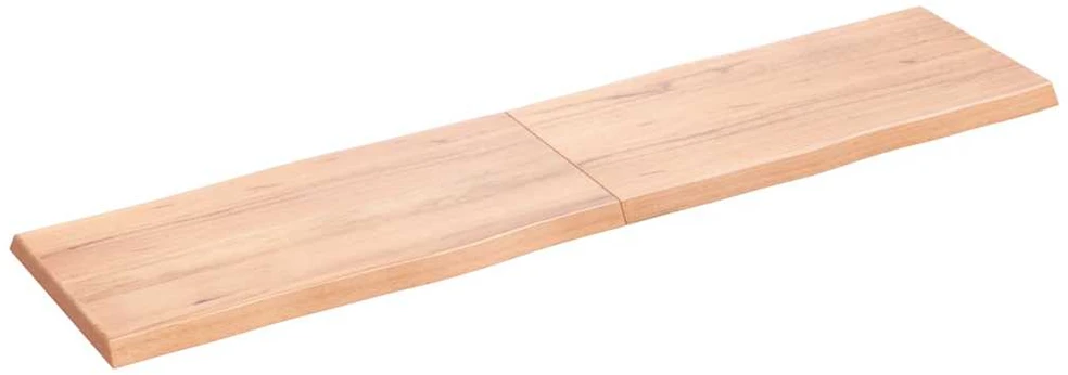 Stalviršis, šviesiai rudas, 160x40x(2-4) cm, medienos masyvas