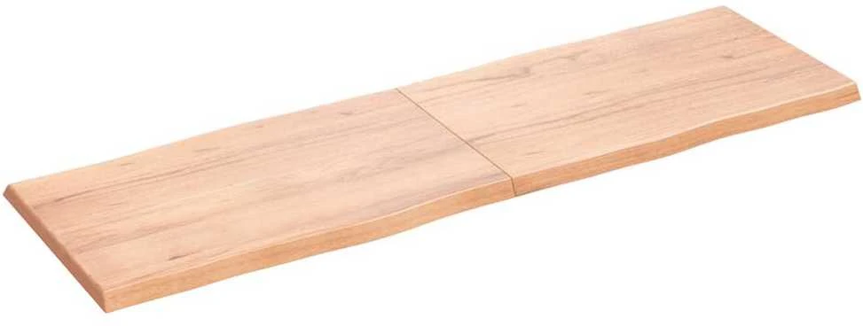 Stalviršis, šviesiai rudas, 160x50x(2-4) cm, medienos masyvas