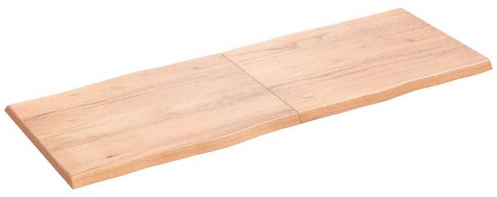 Stalviršis, šviesiai rudas, 160x60x(2-4) cm, medienos masyvas