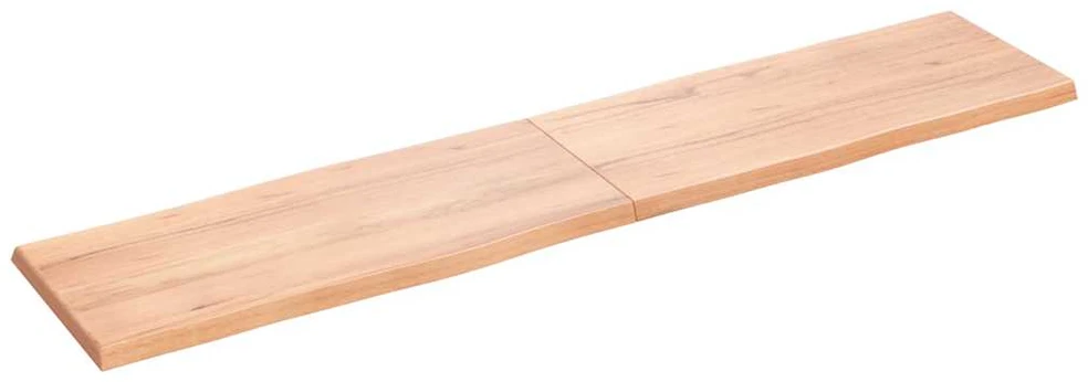 Stalviršis, šviesiai rudas, 180x40x(2-4) cm, medienos masyvas