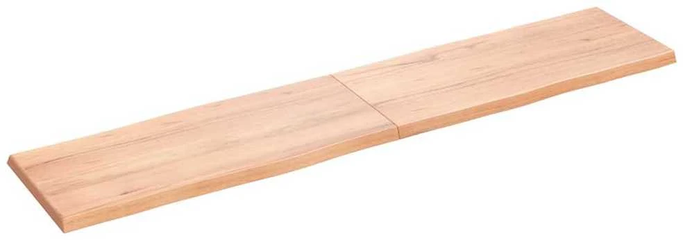 Stalviršis, šviesiai rudas, 180x40x(2-4) cm, medienos masyvas