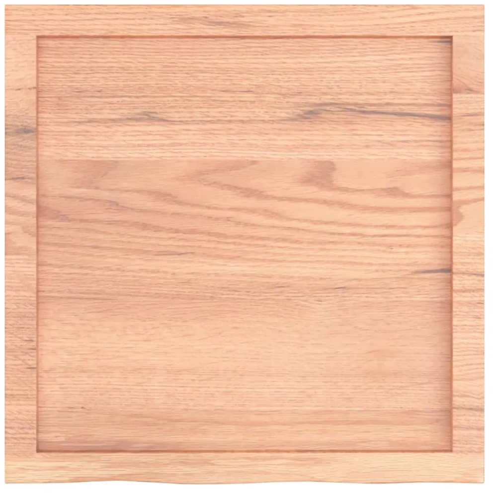 Stalviršis, šviesiai rudas, 60x60x(2-6) cm, medienos masyvas
