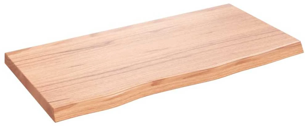 Stalviršis, šviesiai rudas, 80x40x(2-4) cm, medienos masyvas