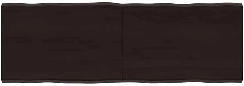 Stalviršis, tamsiai ruda, 120x40x(2-4) cm, medienos masyvas